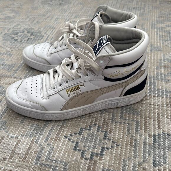 Puma Men's Ralph Sampson Leather Mid-Top Sneakers size 8 - Picture 7 of 12